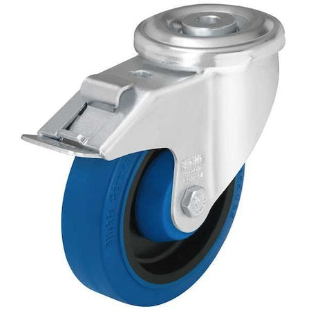 Kingpin Swivel Caster, Rubber, 4 in., 330 lb.