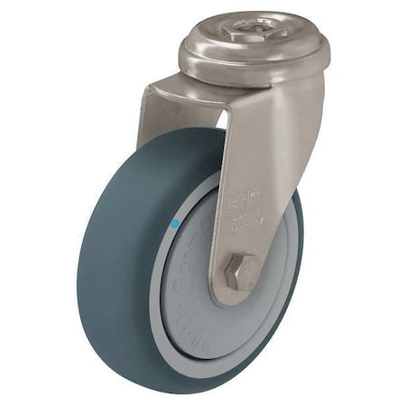 Kngpn Swivl Cstr, Thrm Rubr, 2 in., 110 lb.