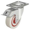 Swivel Plate Caster, Nylon, 5 in., 330 lb., A