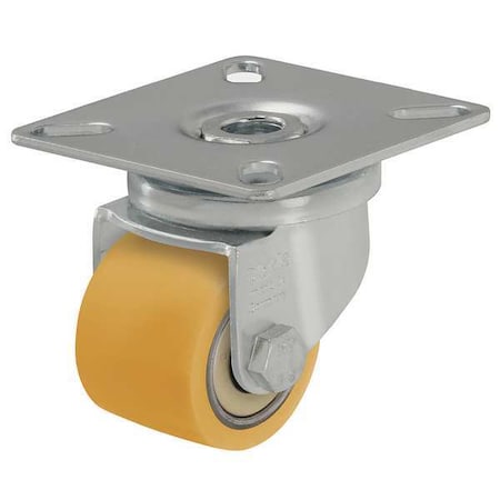 Swivel Plate Caster, Poly, 1-3/8 in., 220 lb.