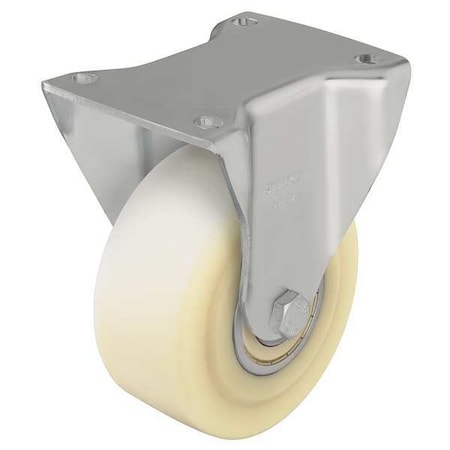 Rgd Plate Caster, Nylon, 3-1/8 in., 1540 lb