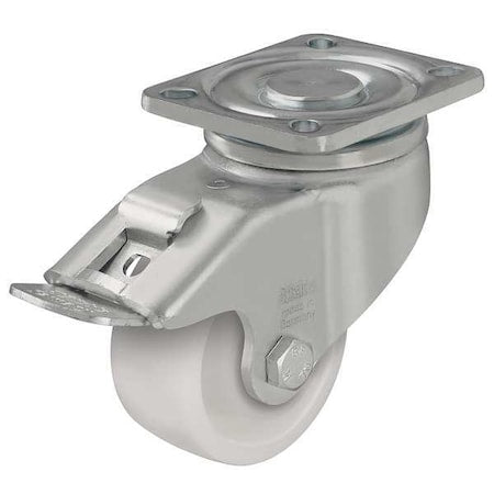 Swivel Plate Caster, Nylon, 3 in., 660 lb.