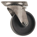 Swivel Plate Caster, Glass Nylon, 4 in, 330 lb, Gry