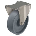 Rgd Plat Cstr, Glss Nyln, 4 in., 330 lb, Gry