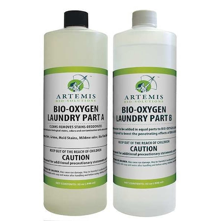 Laundry Detergent, 1 qt Bottle, Liquid, Unscented, Clear