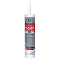 Silicone Sealant, 10 oz, Cartridge, White, Silicone Base, Tub & Tile