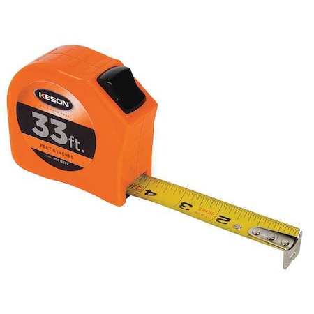 33 ft Tape Measure, 1 in Blade
