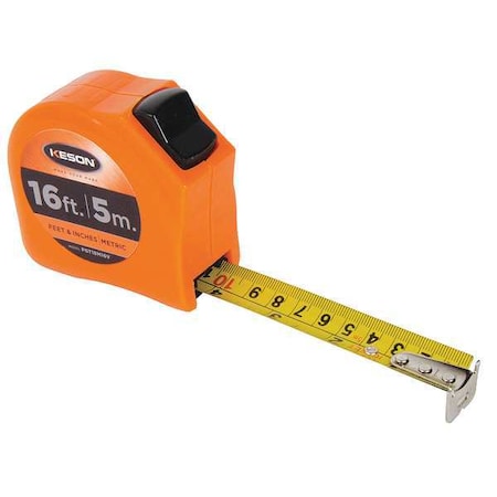 16 ft/5m Tape Measure, 1 in Blade