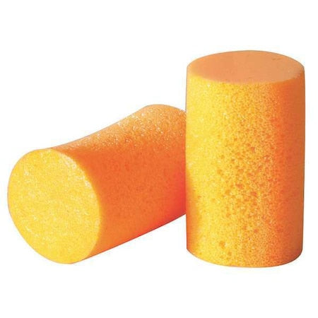 FirmFit(TM) Disposable Foam Ear Plugs, Cylinder Shape, 30 dB, Orange, 200 PK