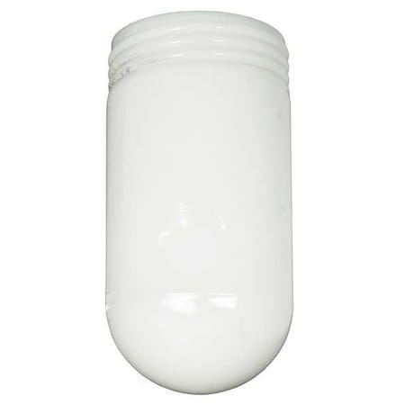 GlassGlobe, 3 1/2"L, 3 1/2"W, 5 1/4"H, White