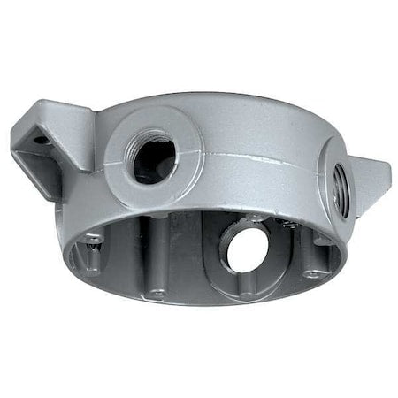 HazCeilingMount,5 1/2""L,3""W,5 1/4""H,Gray