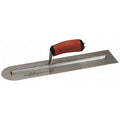 RoundedFrntTrowel, 14inL, 4inW, CarbonSteel