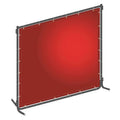 Welding Screen, Transparent PVC, 4 ft. W., 6 ft. H., 13 oz/sq yd, 150 Degrees F Withstand Temp.