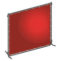 Welding Screen, Transparent PVC, 6 ft. W., 6 ft. H., 13 oz/sq yd, 150 Degrees F Withstand Temp.
