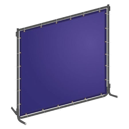 Welding Screen, Transparent PVC, 4 ft. W., 6 ft. H., 13 oz/sq yd, 150 Degrees F Withstand Temp.