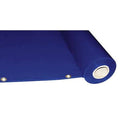 Welding Curtain Roll, Transparent PVC, 75 ft. W., 5 ft. H., 13 oz/sq yd, With Grommet, Blue