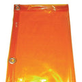 Welding Curtain, Transparent PVC, 6 ft. W., 4 ft. H., 13 oz/sq yd, 150 Degrees F Withstand Temp.