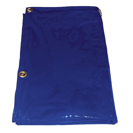 Welding Curtain, Transparent PVC, 6 ft. W., 6 ft. H., 13 oz/sq yd, 150 Degrees F Withstand Temp.