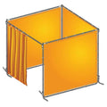 Welding Booth Kit, Transparent PVC, 6 ft. W., 6 ft. H., 13 oz/sq yd, 150 Degrees F Withstand Temp.