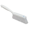 1 19/32 in W Bench Brush, Soft, 6 3/4 in L Handle, 7 in L Brush, White, Plastic, 13 in L Overall