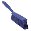 1 19/32 in W Bench Brush, Medium, 6 1/2 in L Handle, 6 1/2 in L Brush, Purple, Plastic