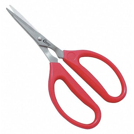 Multipurpose, Shears, Straight, 6-1/4 In. L