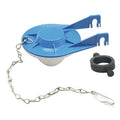 Toilet Flapper, ABS, Blue, 1.6 gpf