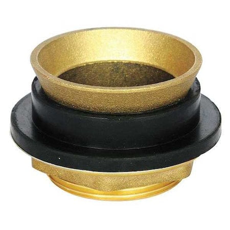 Full Open Flush Valve Spud For American Standard, Sloan, Zurn, 1-1/2 in, Brass