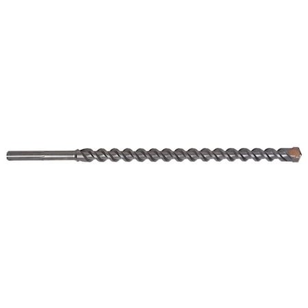 4-Cutter Hammer Drill Bit 1" x 22-1/2"L, SDS Max