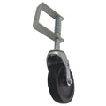 Gate Caster, Rubber, 4 in., 125 lb.