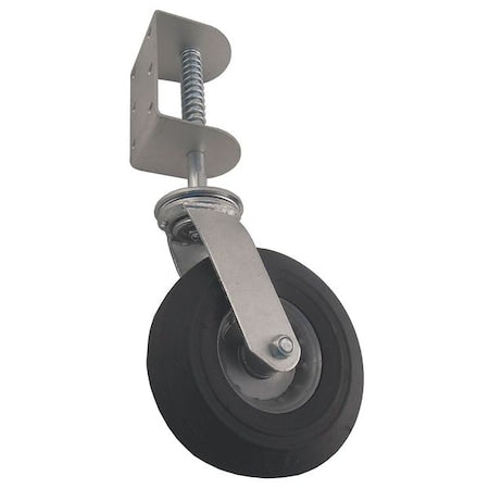 Gate Caster, Rubber, 8 in., 210 lb.