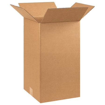 10 in x 10 in x 18 in Shipping Box, Kraft, Corrugate, Single Wall, 32 ECT
