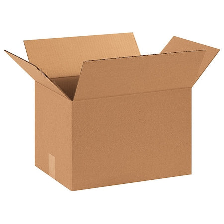 15 in x 11 in x 11 in Shipping Box, Kraft, Corrugate, Single Wall, 32 ECT