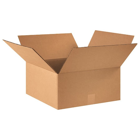 15 in x 15 in x 7 in Shipping Box, Kraft, Corrugate, Single Wall, 32 ECT
