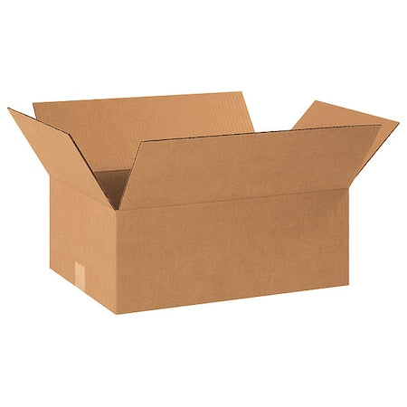 16 in x 12 in x 7 in Shipping Box, Kraft, Corrugate, Single Wall, 32 ECT