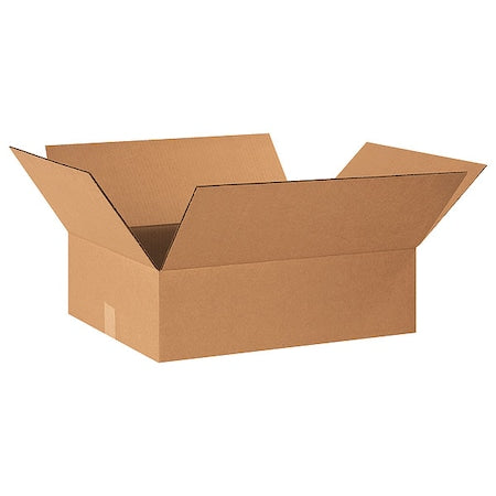 20 in x 16 in x 6 in Shipping Box, Kraft, Corrugate, Single Wall, 32 ECT