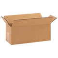 10 in x 4 in x 4 in Shipping Box, Kraft, Corrugate, Single Wall, 32 ECT