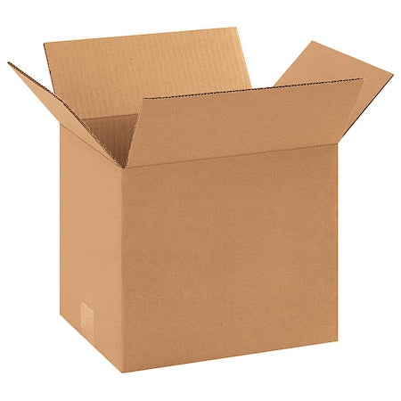 11 1/4 in x 8 3/4 in x 9 1/2 in Shipping Box, Kraft, Corrugate, Single Wall, 32 ECT