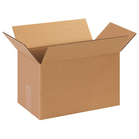 13 in x 8 in x 8 in Shipping Box, Kraft, Corrugate, Single Wall, 32 ECT