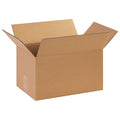 14 in x 9 in x 8 in Shipping Box, Kraft, Corrugate, Single Wall, 32 ECT