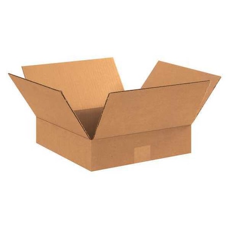 15 in x 15 in x 3 in Shipping Box, Kraft, Corrugate, Single Wall, 32 ECT