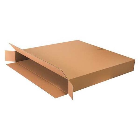 40 in x 6 in x 36 in Shipping Box, Kraft, Corrugate, Single Wall, 44 ECT