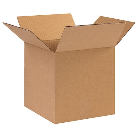 10 in x 10 in x 10 in Shipping Box, Kraft, Corrugate, Single Wall, 44 ECT