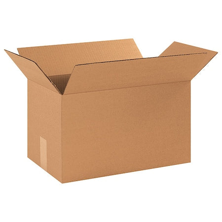 17 in x 10 in x 10 in Shipping Box, Kraft, Corrugate, Single Wall, 32 ECT