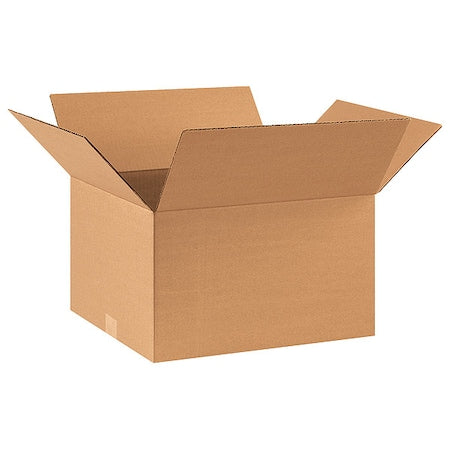 17 in x 14 in x 10 in Shipping Box, Kraft, Corrugate, Single Wall, 32 ECT