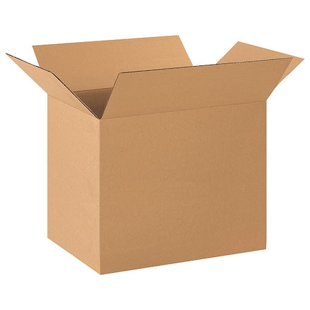 20 in x 14 in x 16 in Shipping Box, Kraft, Corrugate, Single Wall, 32 ECT