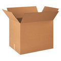 23 in x 16 in x 18 5/8 in Shipping Box, Kraft, Corrugate, Single Wall, 32 ECT