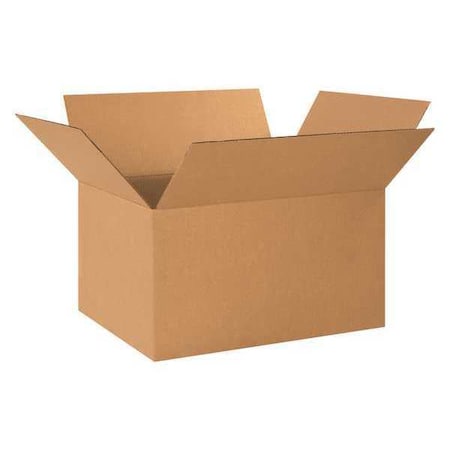 24 in x 17 in x 12 in Shipping Box, Kraft, Corrugate, Single Wall, 32 ECT