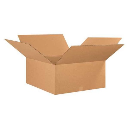 25 in x 25 in x 12 in Shipping Box, Kraft, Corrugate, Single Wall, 32 ECT