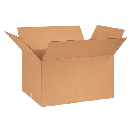 26 in x 18 in x 14 in Shipping Box, Kraft, Corrugate, Single Wall, 32 ECT